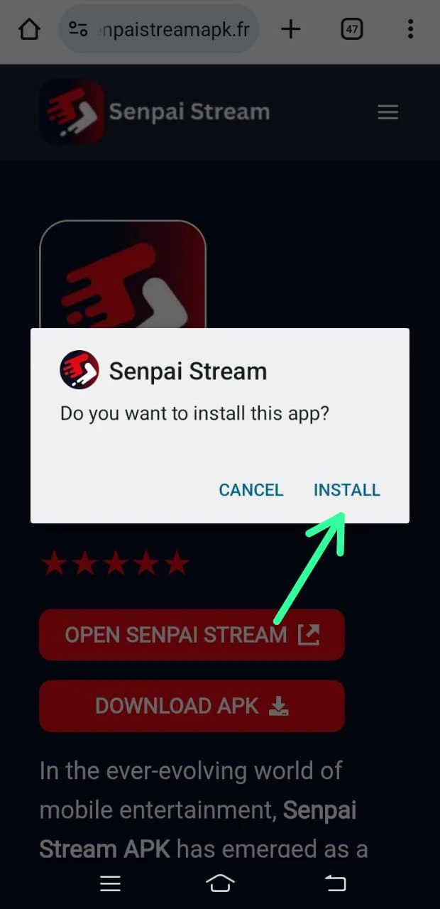 Senpai-Stream APK 2025 Free Movies, Series & Anime Streaming 7 Install Senpai-Stream APK
